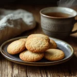 Freshly Baked Earl Grey Cookies with Tea