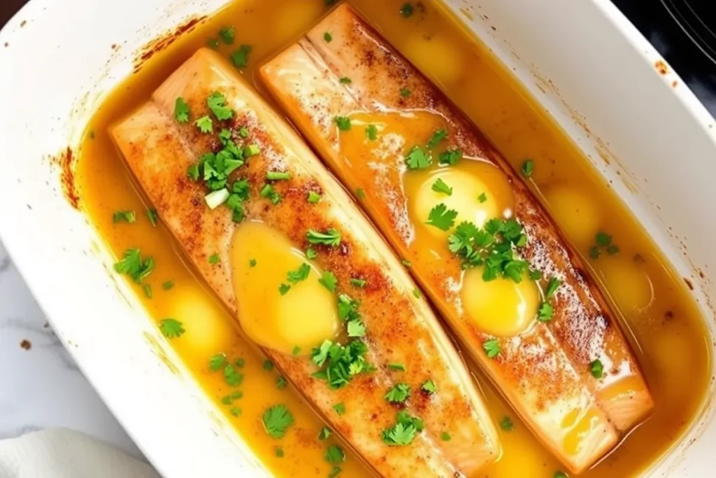 Baked steelhead trout	