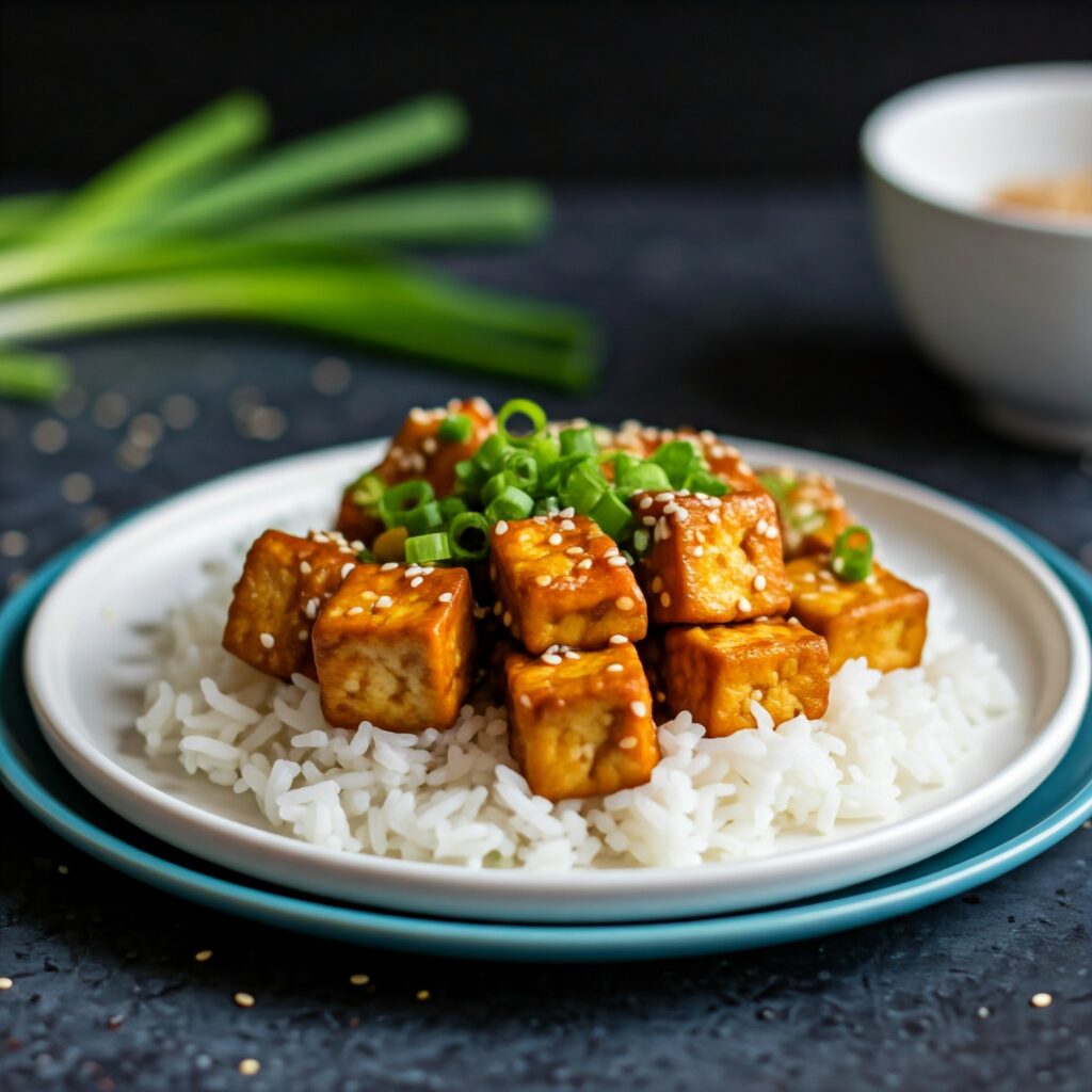 Homemade tauhu dish	