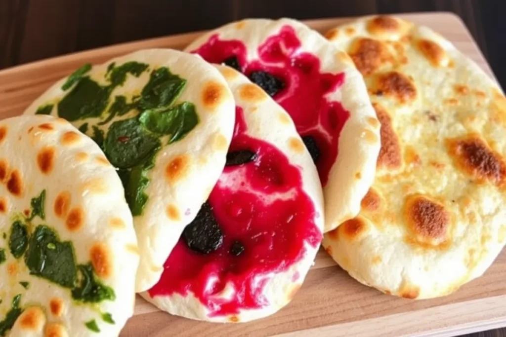 Creative flatbread variations	