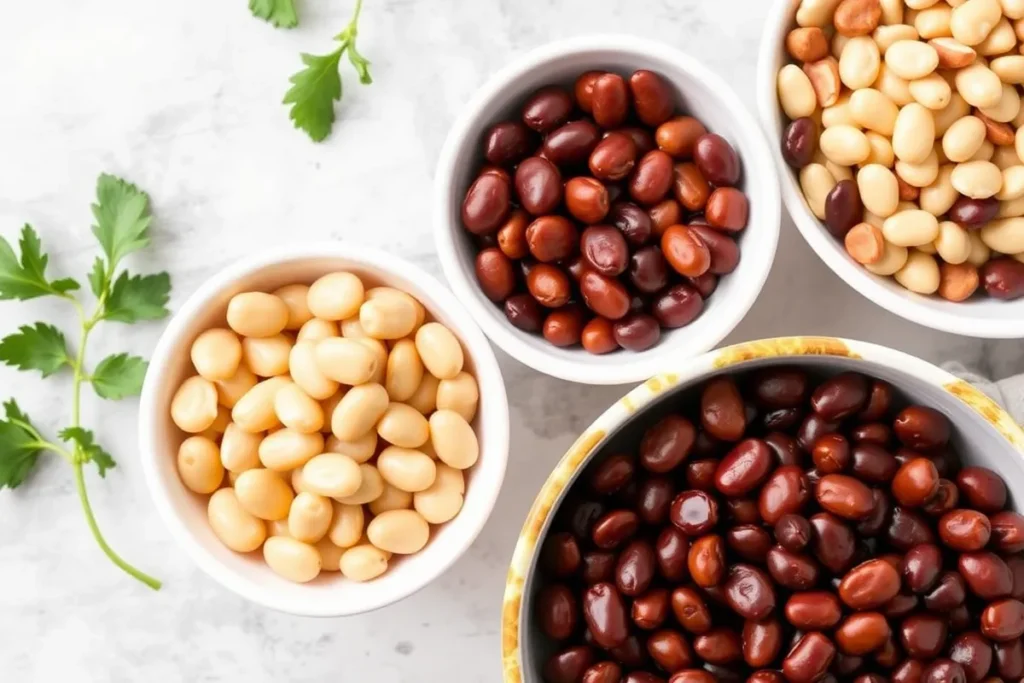 Mixed bean casserole dish	