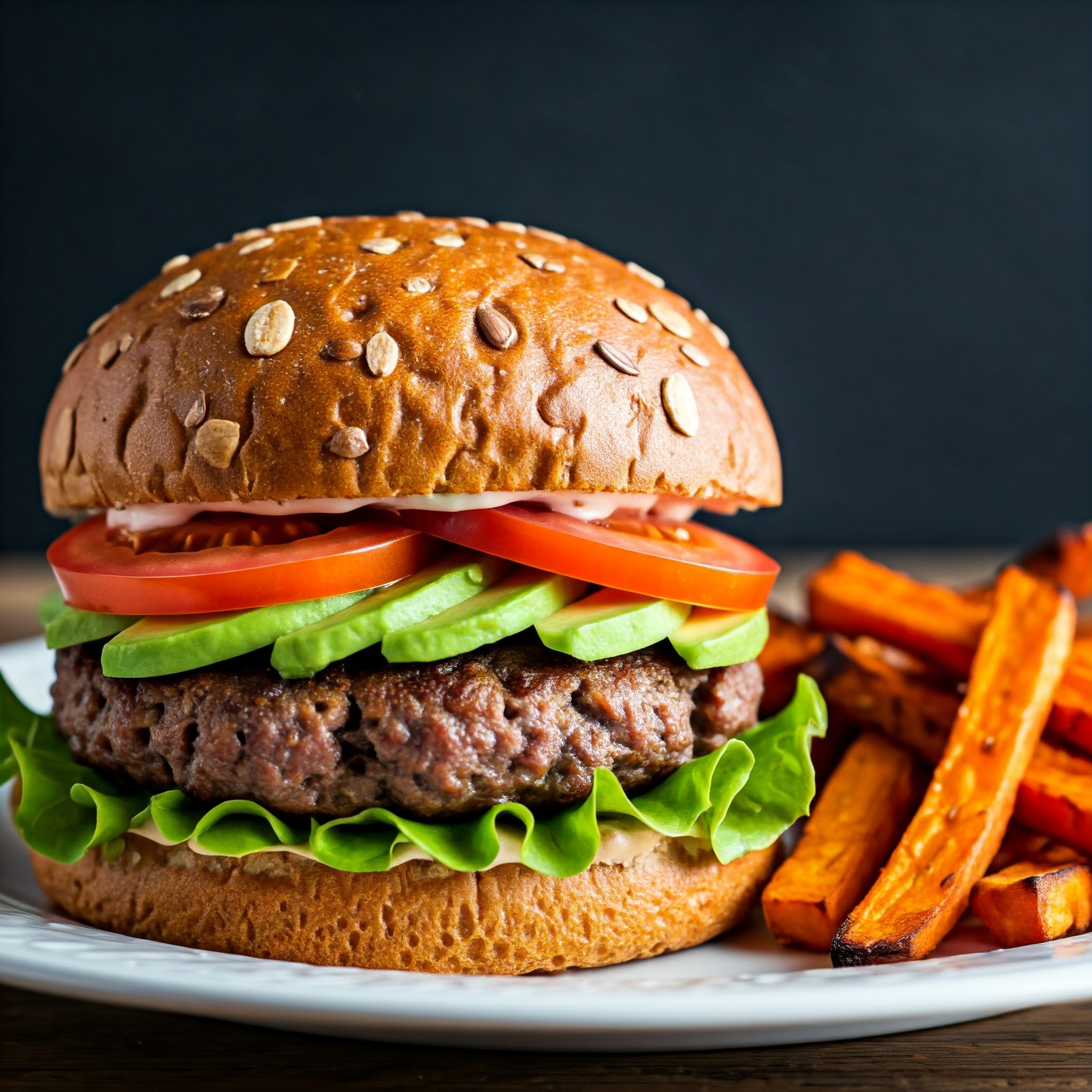 Healthiest way to eat a hamburger