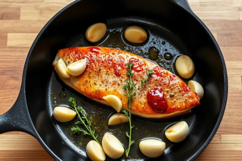 Pan-seared steelhead trout	