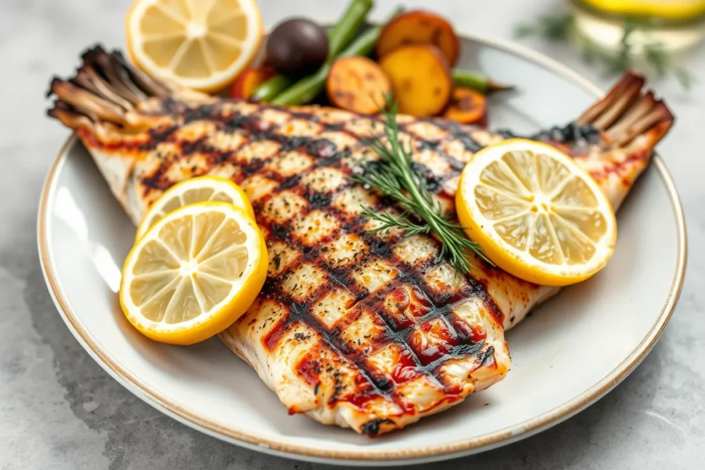 Grilled steelhead trout	