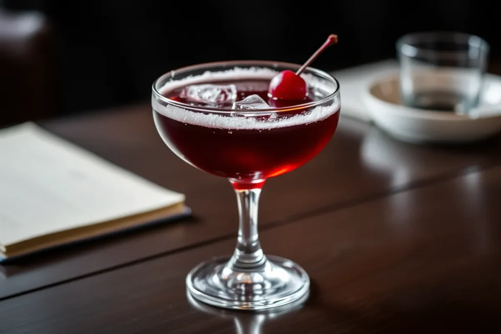 Black Manhattan cocktail recipe