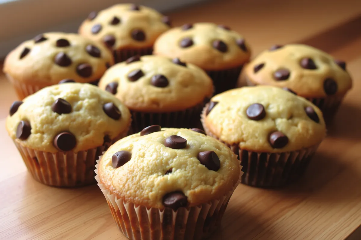 Mini chocolate chip muffins recipe