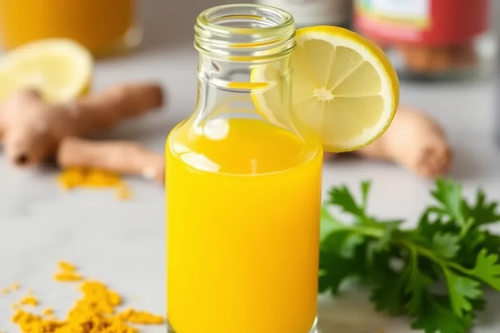 Classic ginger-turmeric shot recipe	