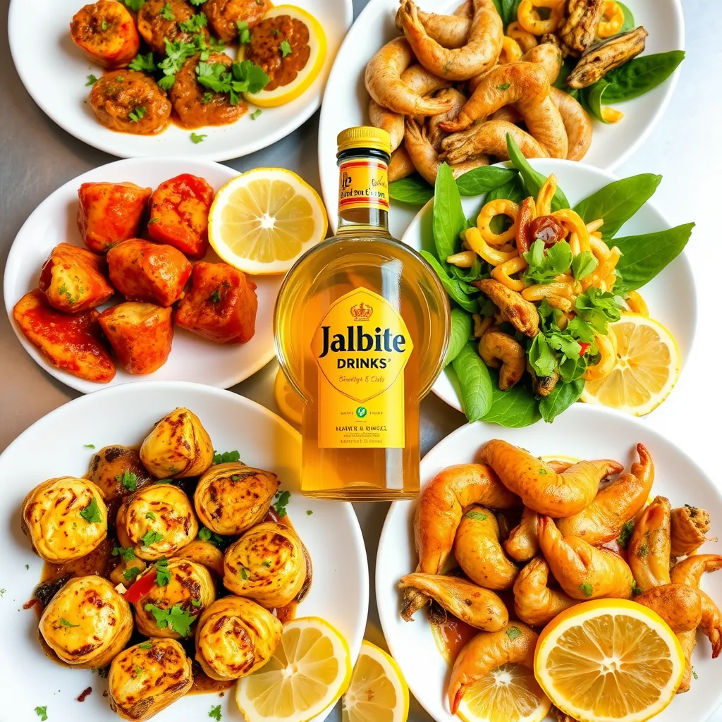 What foods pair well with Jalbitedrinks liquor