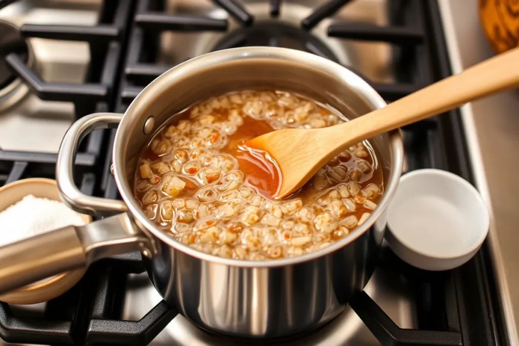 Brown sugar syrup preparation	