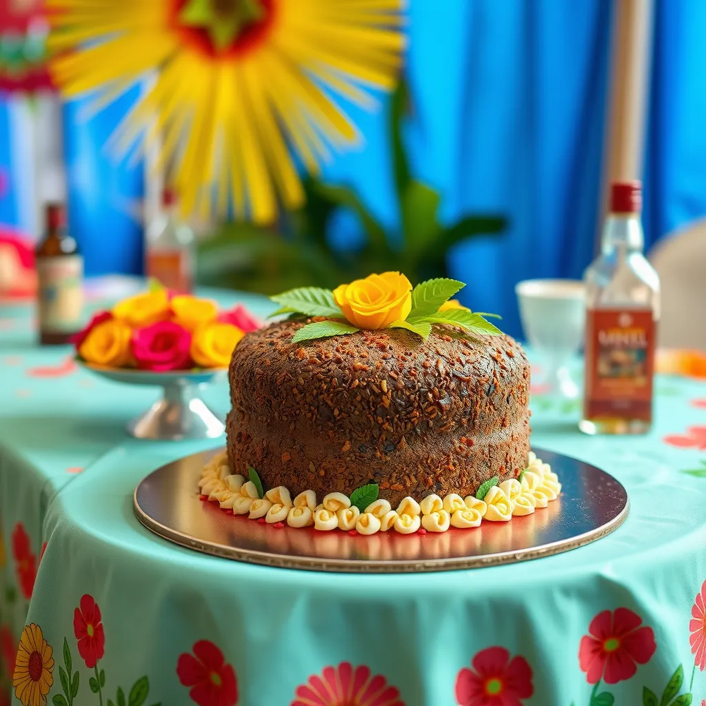 Origins of Caribbean Festival Rum Cake	