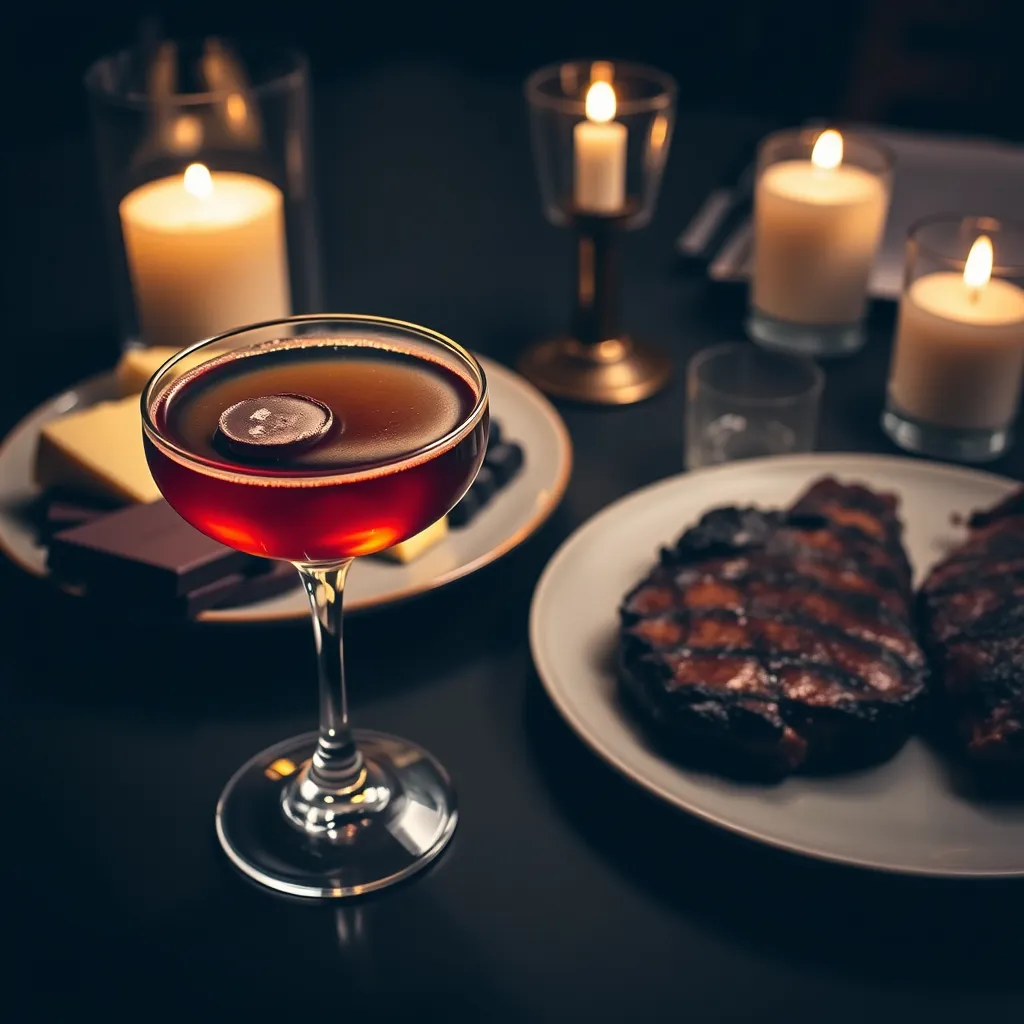 Best food pairings for Black Manhattan	