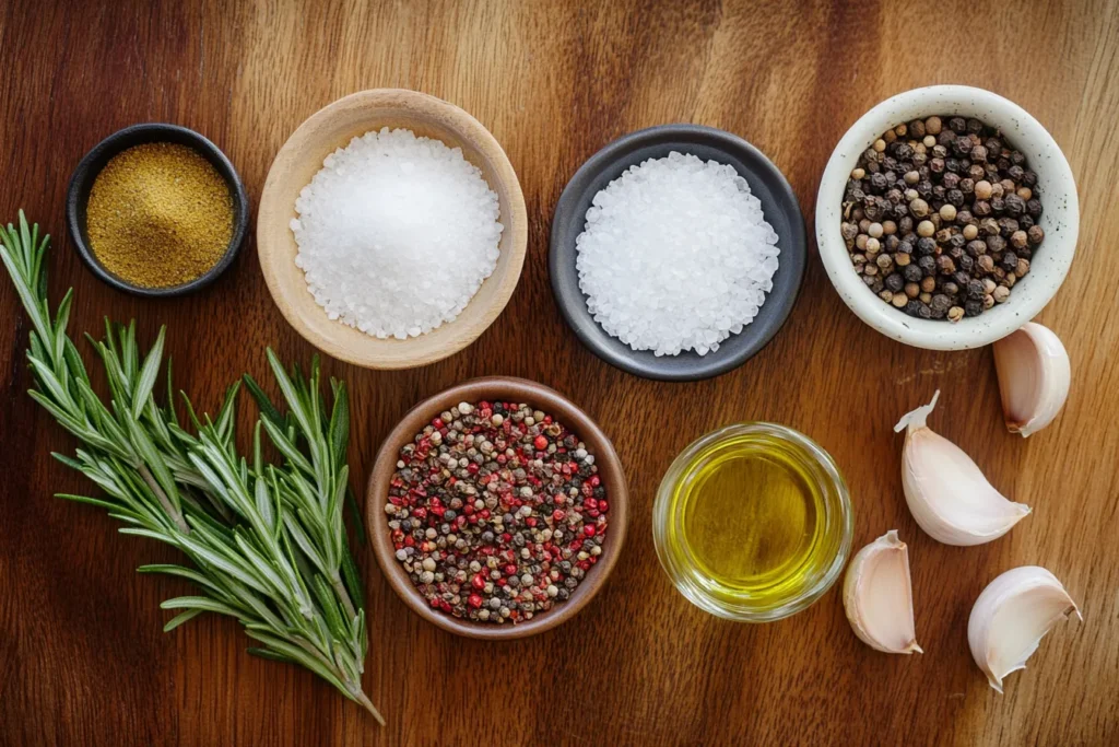 Ingredients for ribeye roast recipe	