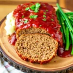 Creole meatloaf recipe with tomato gravy