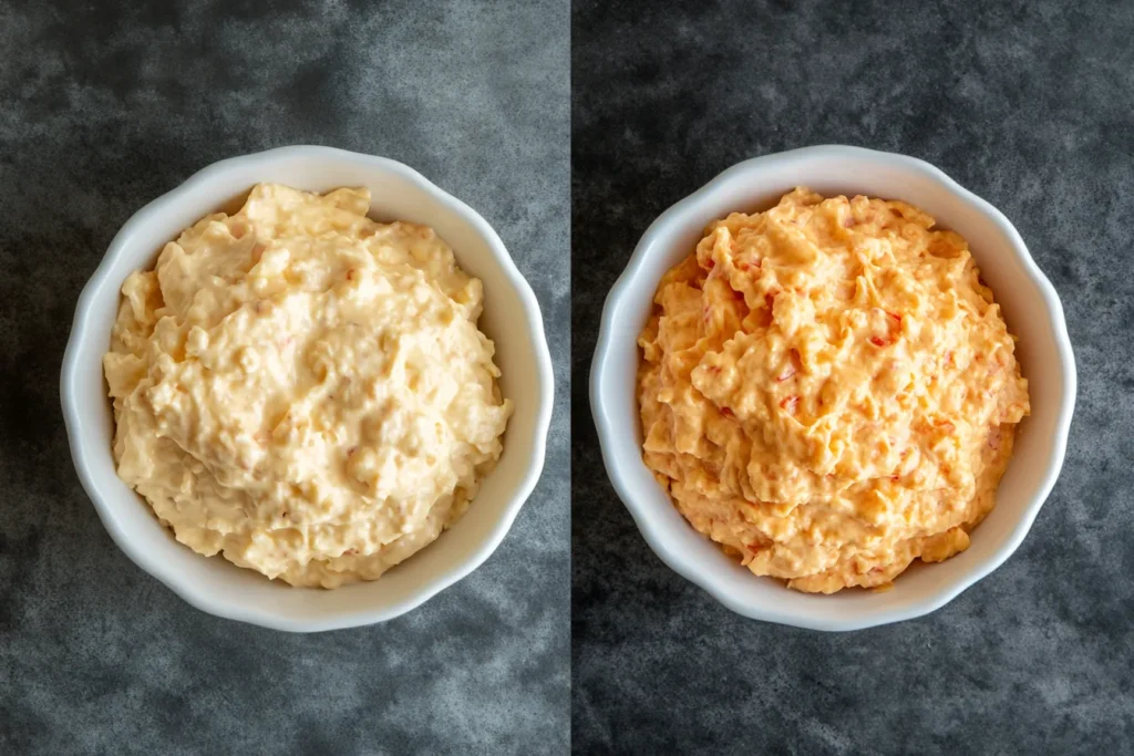 Homemade vs. Store-Bought Pimento Cheese Comparison	